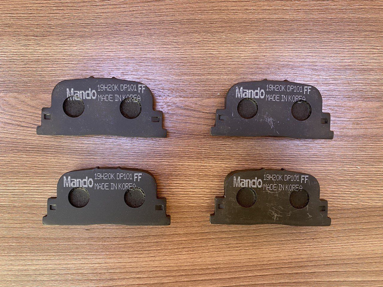 Колодки тормозные задние Mando для BYD F3 Седан OEM 10025910 — фото 2
