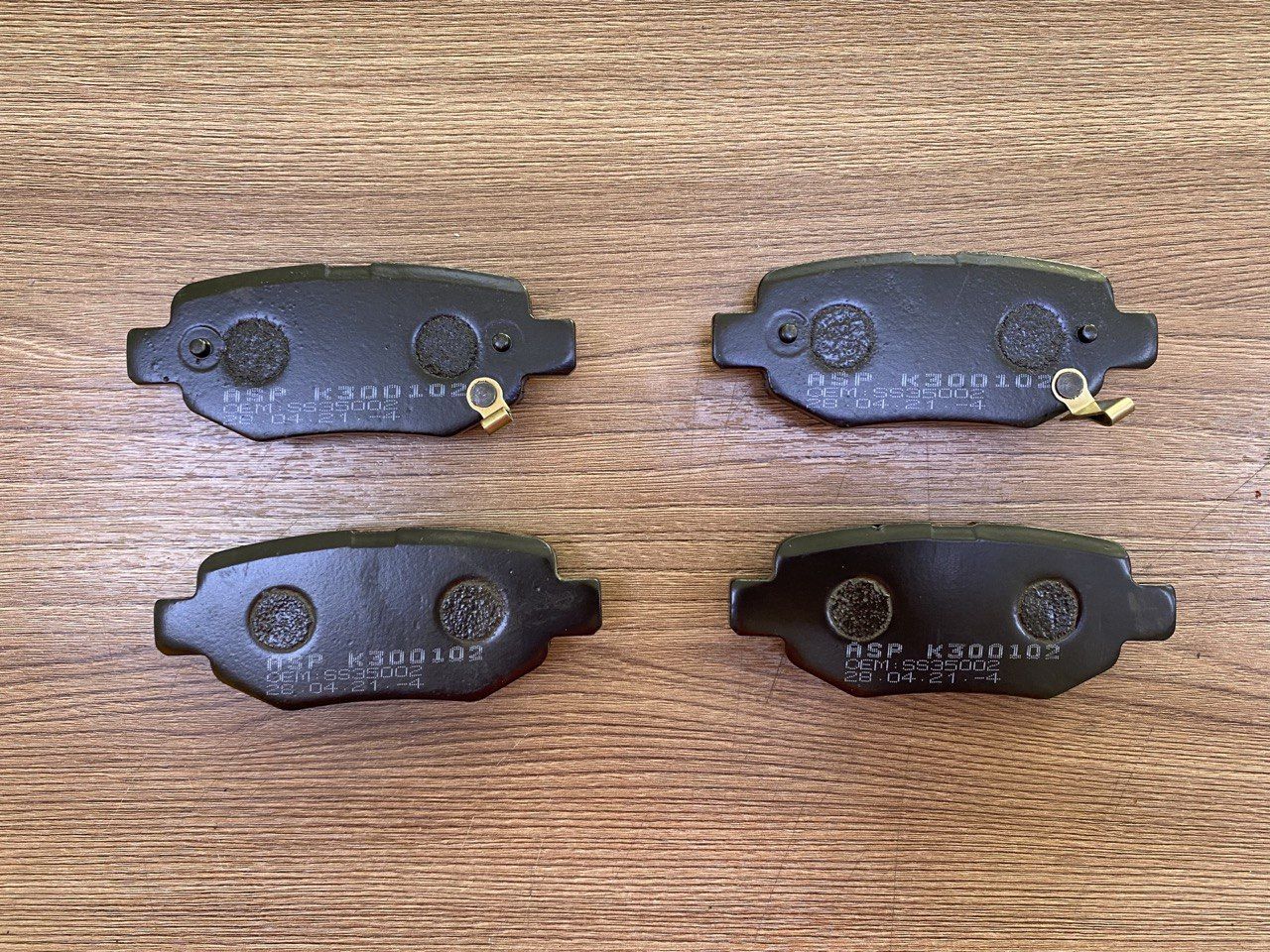 Колодки тормозные задние (NEW TYPE) (c отверстиями) ASP для GEELY Emgrand (SS11) (Gen4) [2023-] OEM 4050081400 — фото 2