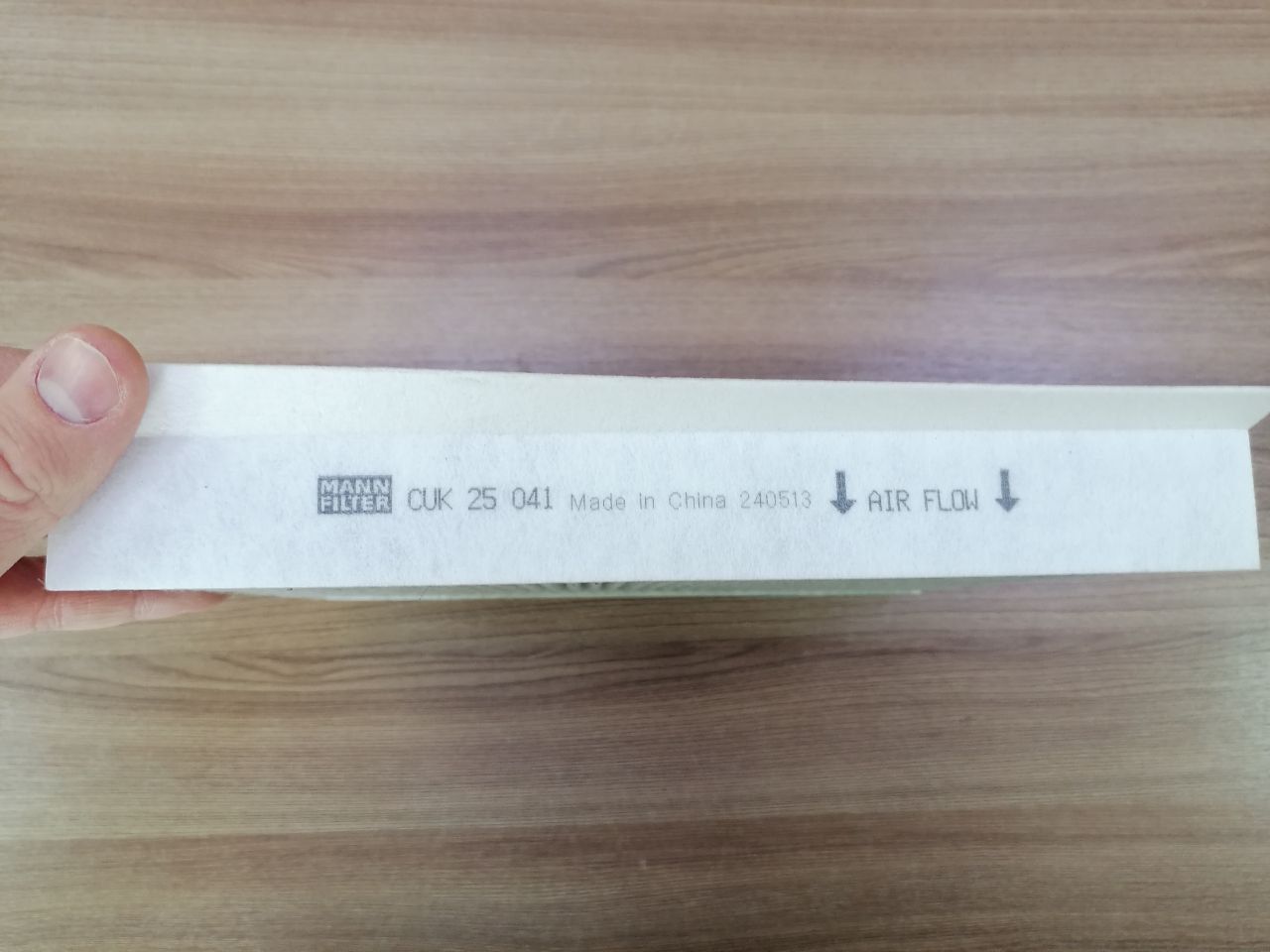 Фильтр салона (угольный) (245 * 214 * 30) Mann для WEY 07 OEM 8104400XKY28B — фото 2